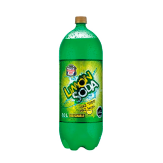 Limon Soda Desechable 3 Lt